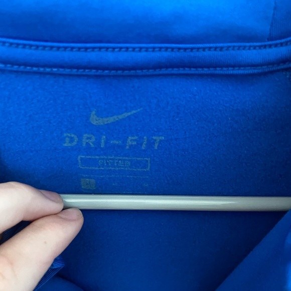 Nike Blue Quarter Zip - Picture 3 of 4